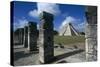 Pyramid of Kukulcan or El Castillo-null-Stretched Canvas