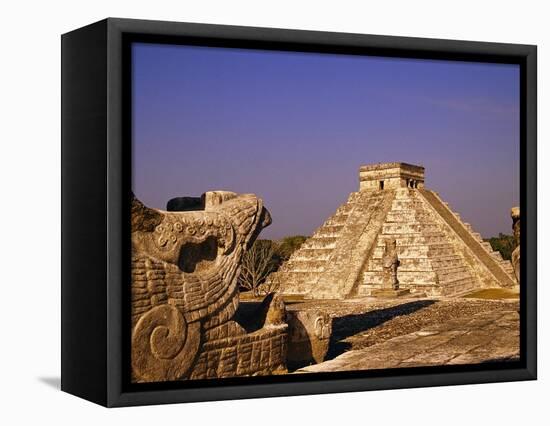 Pyramid of Kukulcan-Michele Westmorland-Framed Stretched Canvas