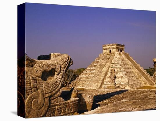 Pyramid of Kukulcan-Michele Westmorland-Stretched Canvas