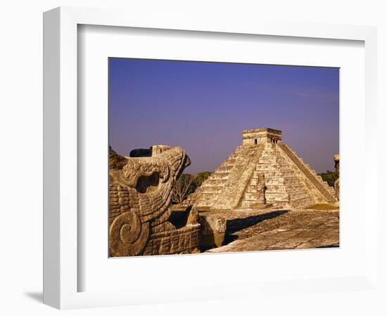 Pyramid of Kukulcan-Michele Westmorland-Framed Photographic Print