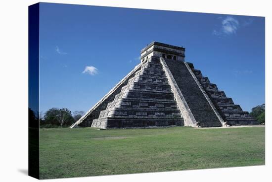 Pyramid of Kukulkan or El Castillo-null-Stretched Canvas