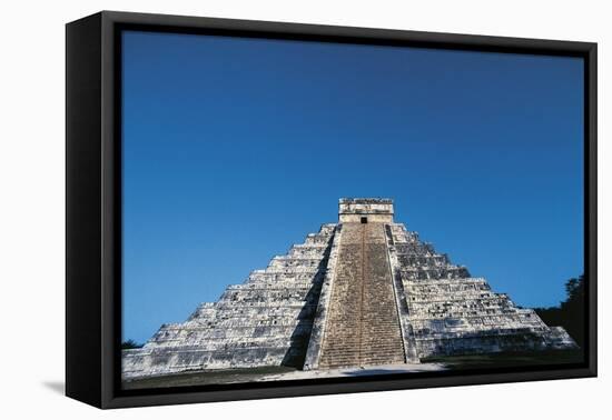 Pyramid of Kukulkan or El Castillo-null-Framed Stretched Canvas