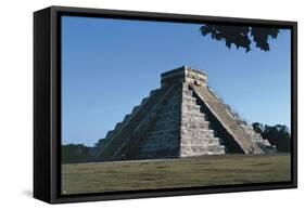 Pyramid of Kukulkan or El Castillo-null-Framed Stretched Canvas