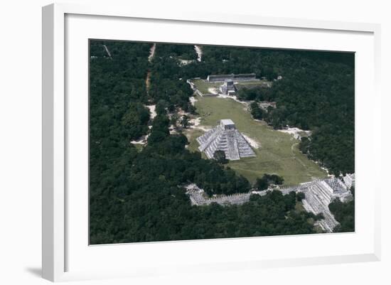 Pyramid of Kukulkan or El Castillo-null-Framed Giclee Print