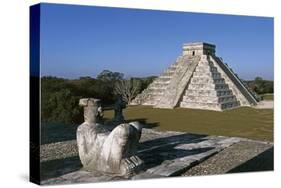 Pyramid of Kukulkan, or El Castillo-null-Stretched Canvas