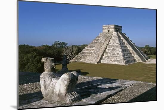 Pyramid of Kukulkan, or El Castillo-null-Mounted Giclee Print
