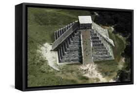 Pyramid of Kukulkan or El Castillo-null-Framed Stretched Canvas