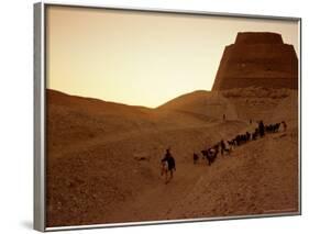 Pyramid of Meidum, Old Kingdom, Egypt-Kenneth Garrett-Framed Photographic Print