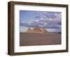 Pyramid of Menkewre (Left), Pyramid of Chephren (Centre), Pyramid of Cheops (Right), Giza, Egypt-Walter Rawlings-Framed Photographic Print