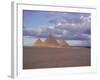 Pyramid of Menkewre (Left), Pyramid of Chephren (Centre), Pyramid of Cheops (Right), Giza, Egypt-Walter Rawlings-Framed Photographic Print