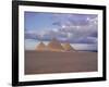 Pyramid of Menkewre (Left), Pyramid of Chephren (Centre), Pyramid of Cheops (Right), Giza, Egypt-Walter Rawlings-Framed Photographic Print