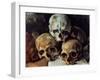 Pyramid of Skulls, 1898-1900-Paul Cézanne-Framed Giclee Print