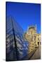 Pyramid of the Louvre, Paris, France, Europe-Hans-Peter Merten-Stretched Canvas