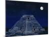 Pyramid of the Magician at Night-Robert Landau-Mounted Premium Photographic Print