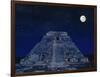 Pyramid of the Magician at Night-Robert Landau-Framed Photographic Print