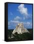 Pyramid of the Magician at Uxmal-Danny Lehman-Framed Stretched Canvas