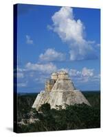 Pyramid of the Magician at Uxmal-Danny Lehman-Stretched Canvas