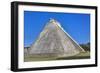 Pyramid of the Magician, Uxmal, Mayan Archaeological Site, Yucatan, Mexico, North America-Richard Maschmeyer-Framed Photographic Print