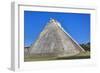 Pyramid of the Magician, Uxmal, Mayan Archaeological Site, Yucatan, Mexico, North America-Richard Maschmeyer-Framed Photographic Print