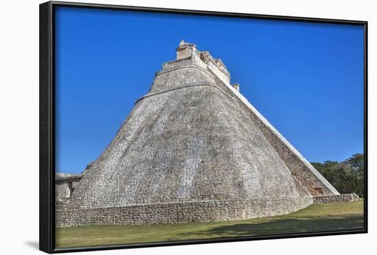 Pyramid of the Magician, Uxmal, Mayan Archaeological Site, Yucatan, Mexico, North America-Richard Maschmeyer-Framed Photographic Print