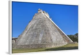 Pyramid of the Magician, Uxmal, Mayan Archaeological Site, Yucatan, Mexico, North America-Richard Maschmeyer-Framed Photographic Print