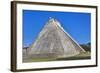 Pyramid of the Magician, Uxmal, Mayan Archaeological Site, Yucatan, Mexico, North America-Richard Maschmeyer-Framed Photographic Print