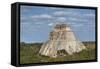 Pyramid of the Magician, Uxmal, Mayan Archaeological Site, Yucatan, Mexico, North America-Richard Maschmeyer-Framed Stretched Canvas