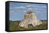 Pyramid of the Magician, Uxmal, Mayan Archaeological Site, Yucatan, Mexico, North America-Richard Maschmeyer-Framed Stretched Canvas