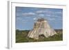 Pyramid of the Magician, Uxmal, Mayan Archaeological Site, Yucatan, Mexico, North America-Richard Maschmeyer-Framed Photographic Print