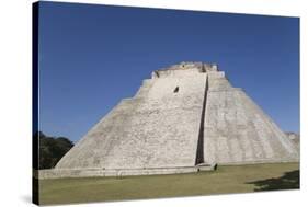 Pyramid of the Magician, Uxmal, Mayan Archaeological Site, Yucatan, Mexico, North America-Richard Maschmeyer-Stretched Canvas