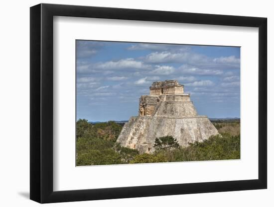 Pyramid of the Magician, Uxmal, Mayan Archaeological Site, Yucatan, Mexico, North America-Richard Maschmeyer-Framed Photographic Print