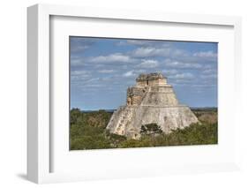 Pyramid of the Magician, Uxmal, Mayan Archaeological Site, Yucatan, Mexico, North America-Richard Maschmeyer-Framed Photographic Print