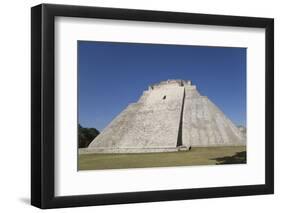 Pyramid of the Magician, Uxmal, Mayan Archaeological Site, Yucatan, Mexico, North America-Richard Maschmeyer-Framed Photographic Print