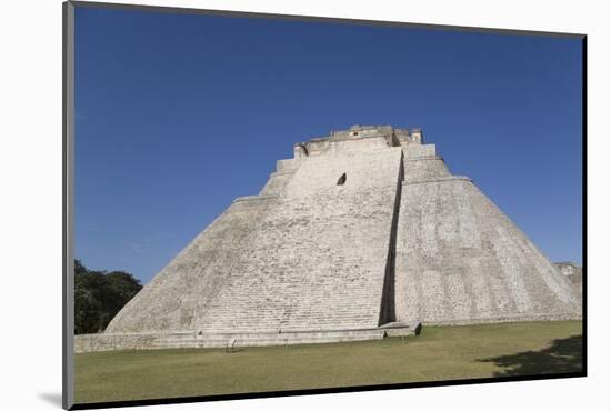 Pyramid of the Magician, Uxmal, Mayan Archaeological Site, Yucatan, Mexico, North America-Richard Maschmeyer-Mounted Photographic Print