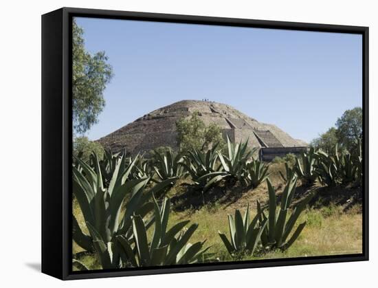 Pyramid of the Moon, Teotihuacan, 150Ad to 600Ad and Later Used by the Aztecs, North of Mexico City-R H Productions-Framed Stretched Canvas