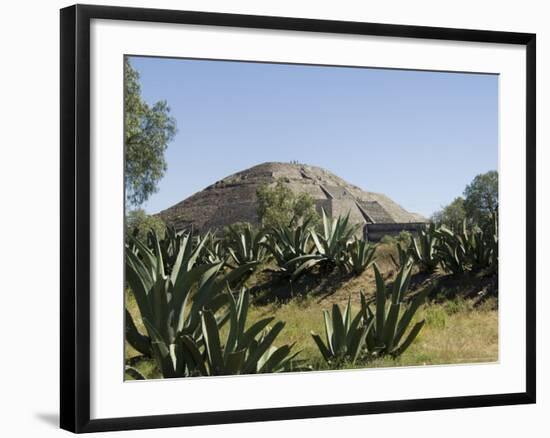 Pyramid of the Moon, Teotihuacan, 150Ad to 600Ad and Later Used by the Aztecs, North of Mexico City-R H Productions-Framed Photographic Print