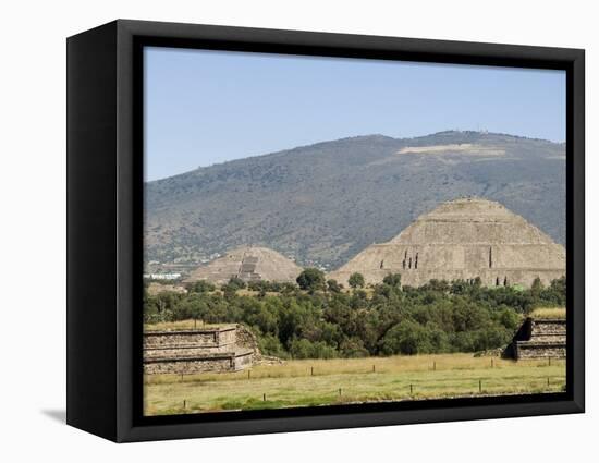 Pyramid of the Sun, Teotihuacan, 150Ad to 600Ad and Later Used by the Aztecs, North of Mexico City-R H Productions-Framed Stretched Canvas