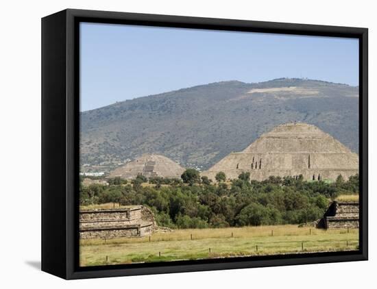 Pyramid of the Sun, Teotihuacan, 150Ad to 600Ad and Later Used by the Aztecs, North of Mexico City-R H Productions-Framed Stretched Canvas