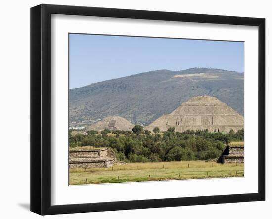 Pyramid of the Sun, Teotihuacan, 150Ad to 600Ad and Later Used by the Aztecs, North of Mexico City-R H Productions-Framed Premium Photographic Print