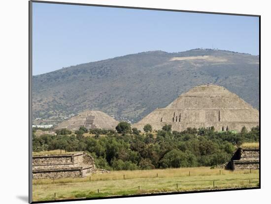 Pyramid of the Sun, Teotihuacan, 150Ad to 600Ad and Later Used by the Aztecs, North of Mexico City-R H Productions-Mounted Photographic Print