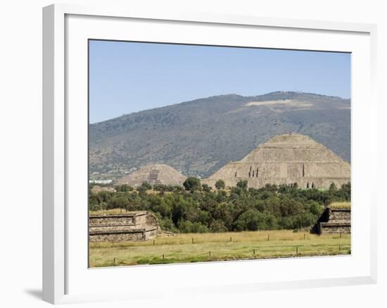 Pyramid of the Sun, Teotihuacan, 150Ad to 600Ad and Later Used by the Aztecs, North of Mexico City-R H Productions-Framed Photographic Print