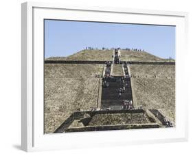 Pyramid of the Sun, Teotihuacan, 150Ad to 600Ad and Later Used by the Aztecs, North of Mexico City-R H Productions-Framed Photographic Print