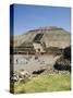 Pyramid of the Sun, Teotihuacan, 150Ad to 600Ad and Later Used by the Aztecs, North of Mexico City-R H Productions-Stretched Canvas