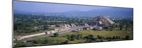 Pyramid on a Landscape, Moon Pyramid, Teotihuacan, Mexico-null-Mounted Photographic Print