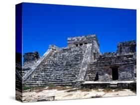Pyramid Ruins in Tulum, Mexico-Bill Bachmann-Stretched Canvas