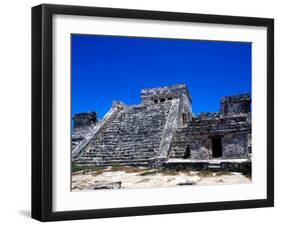 Pyramid Ruins in Tulum, Mexico-Bill Bachmann-Framed Premium Photographic Print