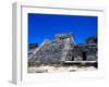 Pyramid Ruins in Tulum, Mexico-Bill Bachmann-Framed Premium Photographic Print