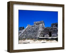 Pyramid Ruins in Tulum, Mexico-Bill Bachmann-Framed Photographic Print