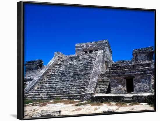 Pyramid Ruins in Tulum, Mexico-Bill Bachmann-Framed Photographic Print