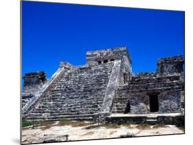 Pyramid Ruins in Tulum, Mexico-Bill Bachmann-Mounted Photographic Print